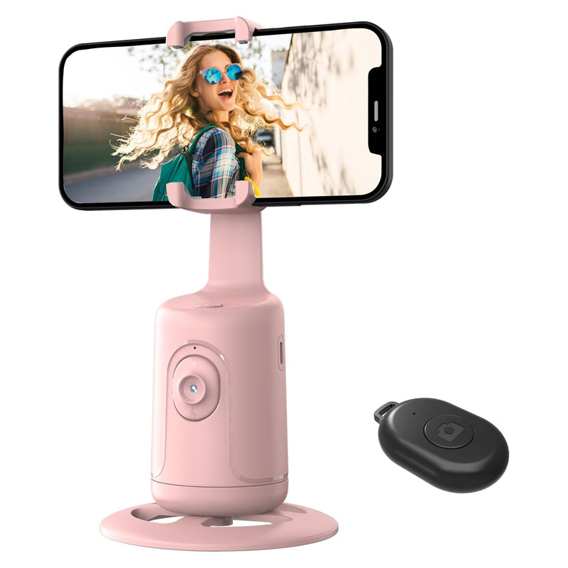360° Auto Face Tracking Gimbal Stabilizer for Phones, Vlogging & Video Recording