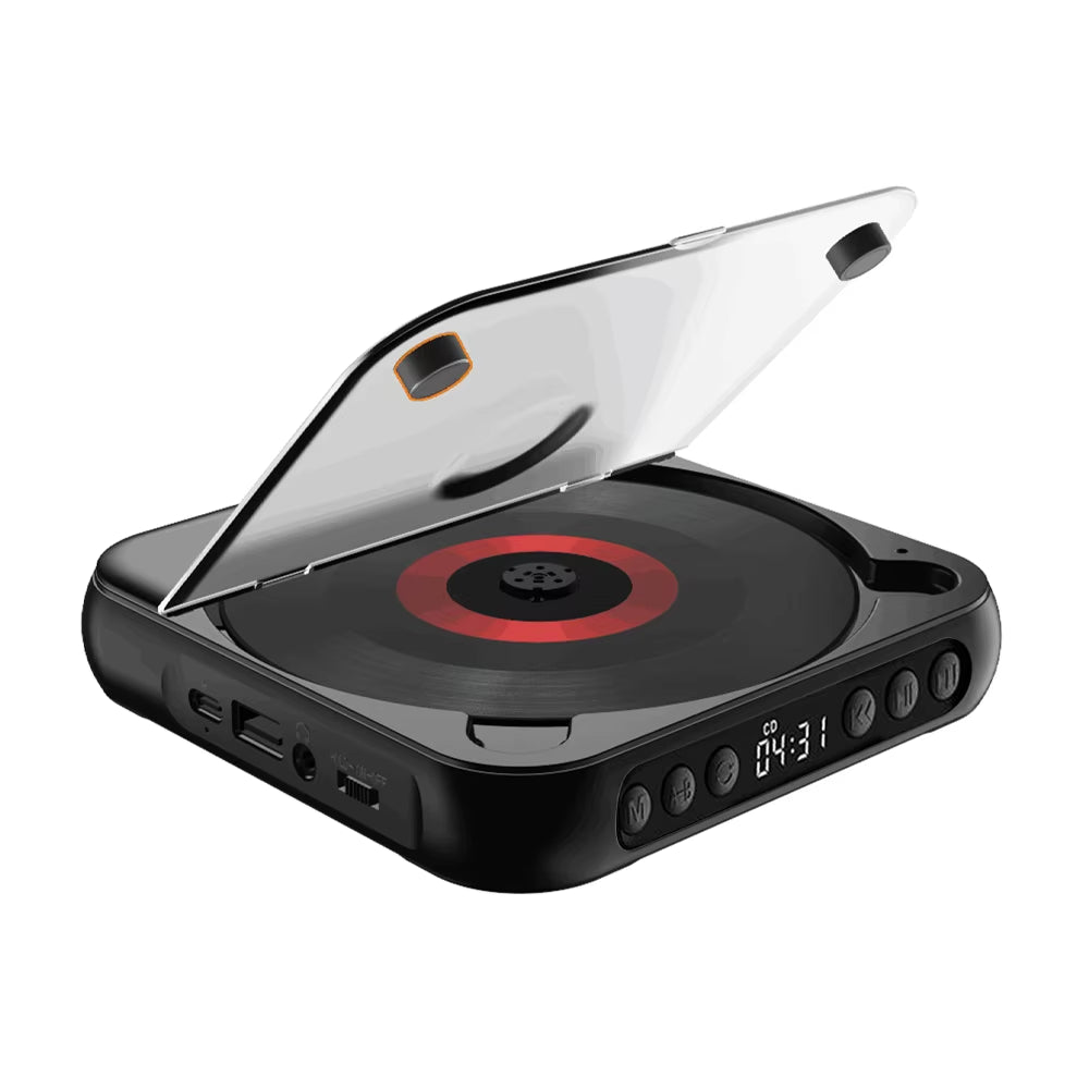 SpinWave™ Portable CD & Bluetooth Music Player – Classic Sound Meets Modern Freedom