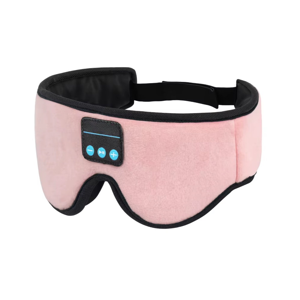 DreamTune 3D: Bluetooth Sleep Mask with Wireless Headset & Adjustable Eye Cover